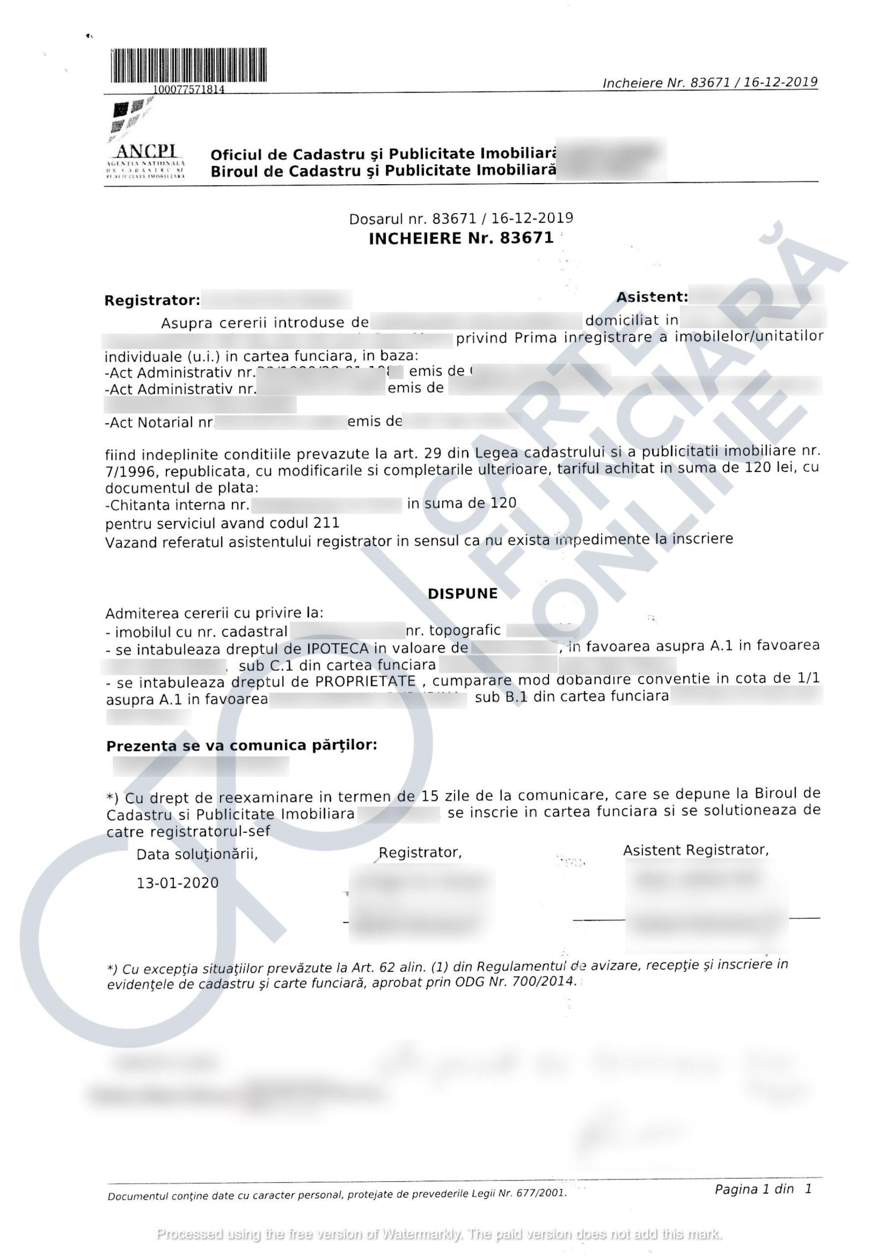 Ce conține documentul - exemplu